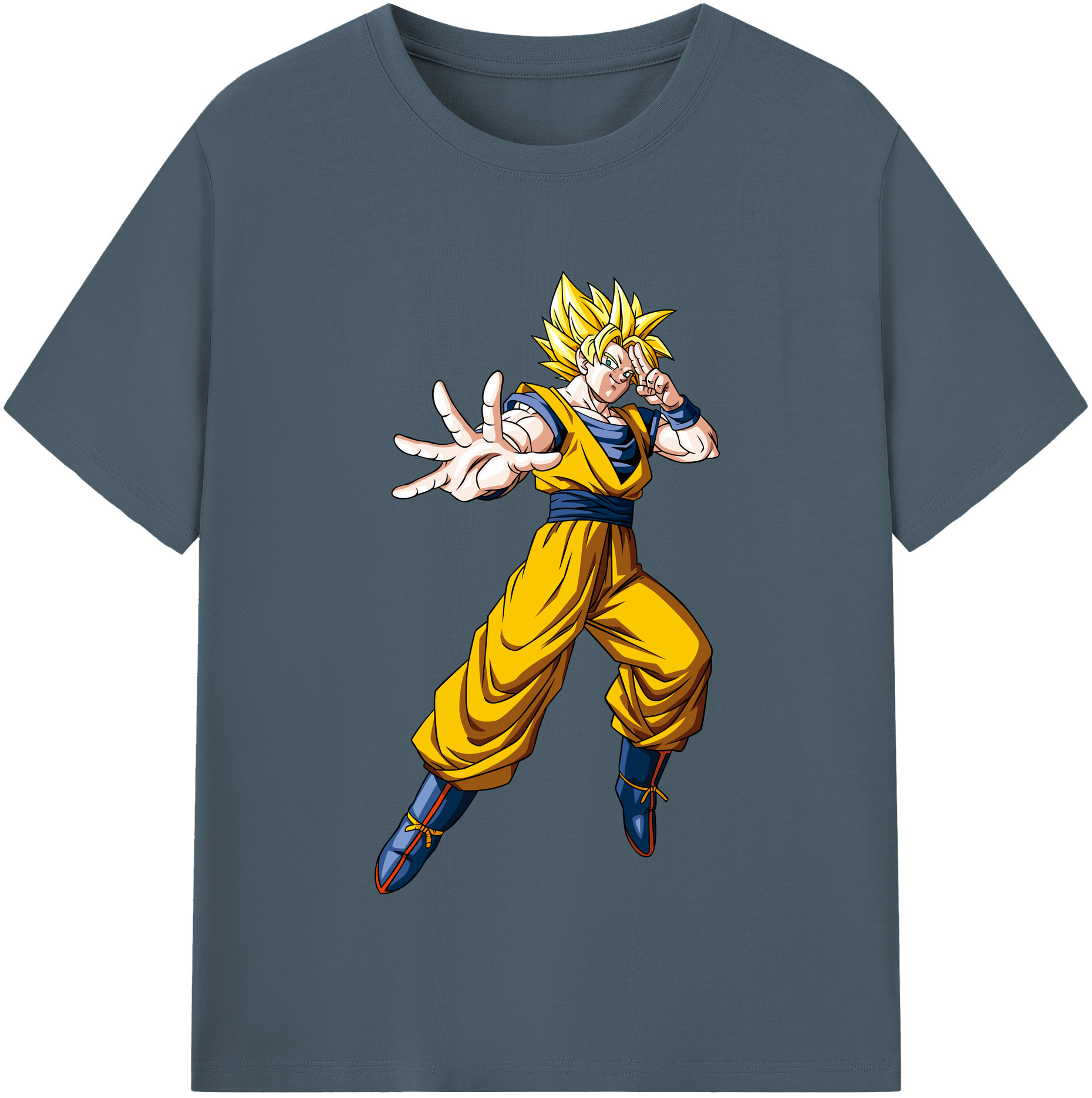 （画像用） ドラゴンボール 孫悟空（そん ごくう）Son Goku カカロット DRAGON BALL Kakarotto 綿100％半袖Tシャツ（フロントプリント）